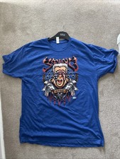 Sting AEW Blue T-Shirt Size XL Wrestling WCW WWE