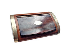 19th Century Regency Polished Wooden Snuff Box c1820