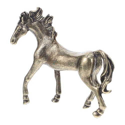 Small horse statue metal - statue,