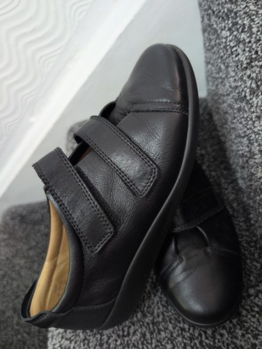 Hotter womens black leather - womens,