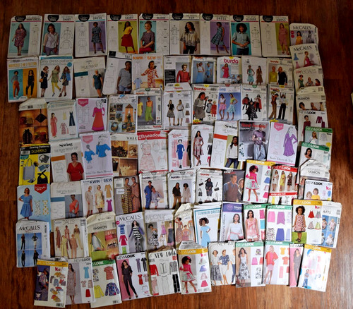Huge sewing pattern lot - x,