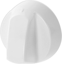 CREDA White Oven Cooker Knob Gas Hob Switch Hotplate Control Knobs + Adaptors