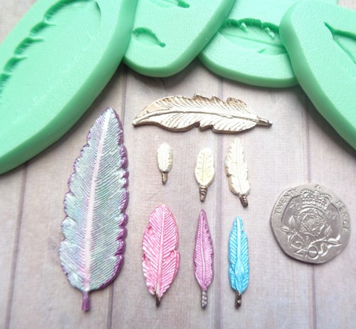 Mini craft mould bird feather - mould:,