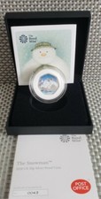 2018 snowman silver - silver, proof