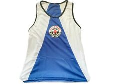 Boxing tanktops vests Blue and White