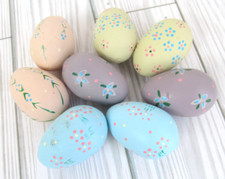 Vintage Easter Eggs Plastic