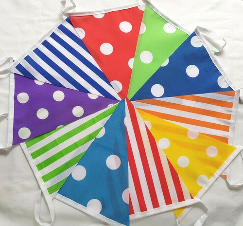 Handmade fabric bunting - fabric,