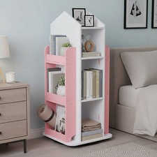 Kids Rotating Bookshelf Castle