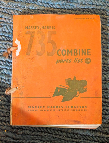 Massey harris 735 - 735, combine