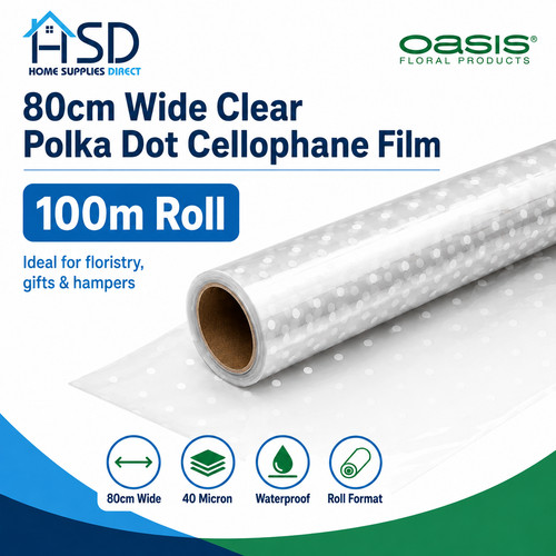 80cm wide clear cellophane - 80cm,