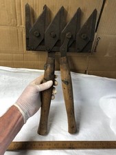 Vintage (1930's) Astor Garden Shears, Flexa Lawn Co, multi blade hedge cutters