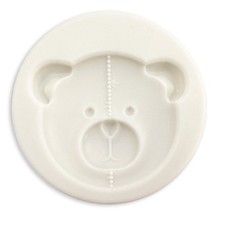 Lovely Teddy Bear Face Silicone Mould