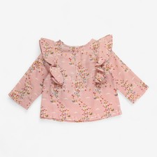 Little Green Radicals, Above The Clouds Falling Water Blouse, 12-18 Months 95...