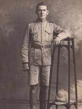 WW1 British Soldier RPPC Photo