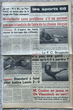 1968 FAIRS CUP STANDARD LIEGE