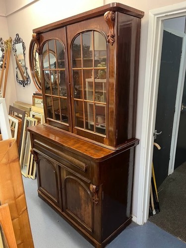 Solid wood bureau bookcase - bureau,