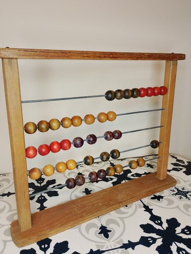 Vintage wooden framed abacus