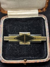 Vintage Art Deco Style Black