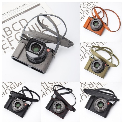 Genuine leather half camera - leather,