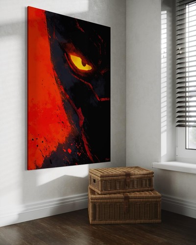 Black panther canvas - black,