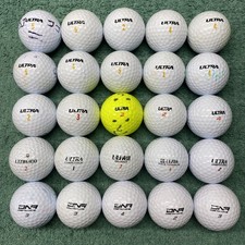 25 x Wilson Ultra /DNA Distance Used Golf Balls As Pictured