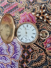 Waltham Mass Pocket Watch Gold Plated
