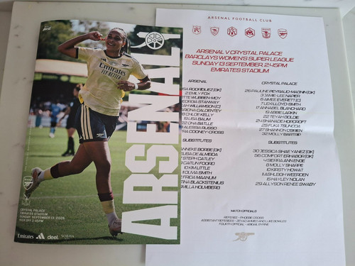 Arsenal women crystal palace - crystal,