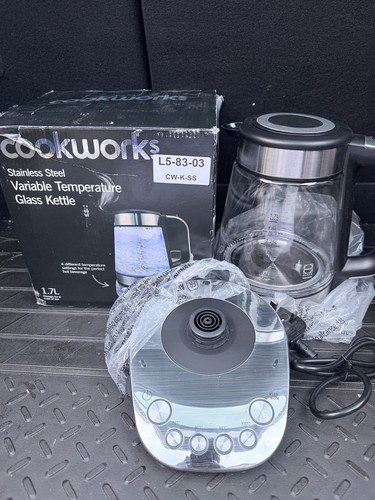 Cookworks glass kettle - cookworks,