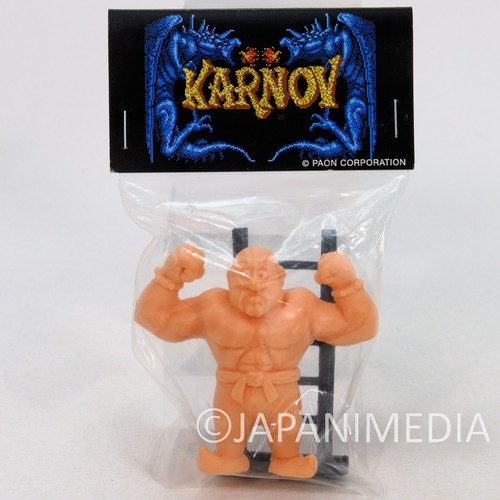 Rare karnov rubber figure - karnov,
