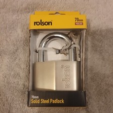 70mm Solid Steel Padlock -