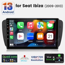 Android 13 Car Stereo Radio Carplay GPS Sat Nav WiFi For SEAT IBIZA 6J 2009-2013