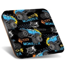 1x Square Coaster 12cm Black