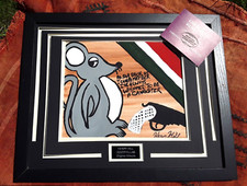 HENRY HILL SIGNED ARTWORK Goodfellas ART Henry Hill COA & BECKETT AUTHENTICATED