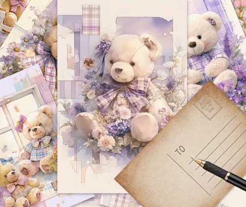 Teddy bear postcards - postcards,