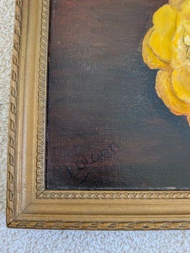 Signed vintage painting - vintage,