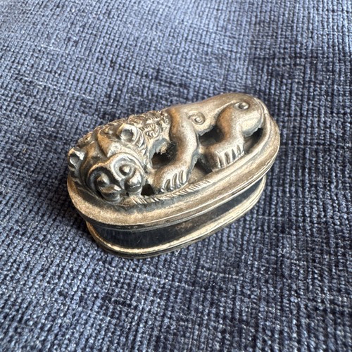 Antique chinese silver - antique, lion