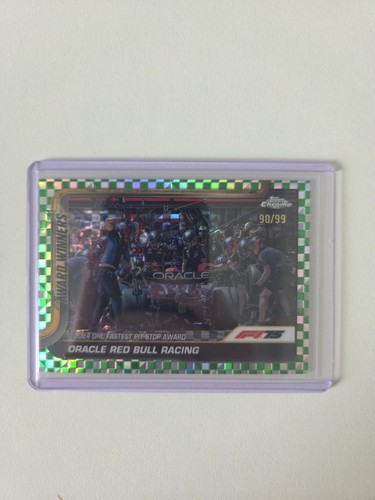 Topps chrome red bull - f1,