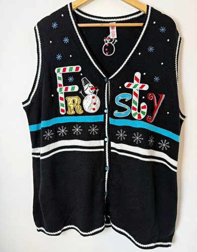 Black christmas frosty vintage - frosty,
