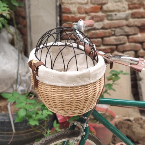 New wicker bike - new, basket