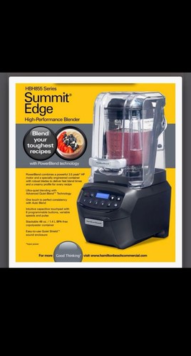Hamilton beach hbh855 blender - hamilton,