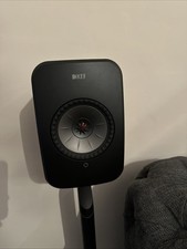 KEF LSX Black Speakers with