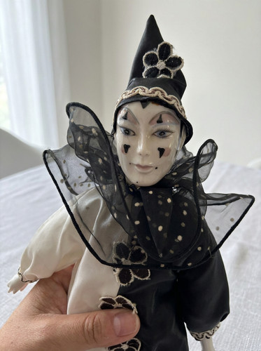 Vintage porcelain pierrot - porcelain,
