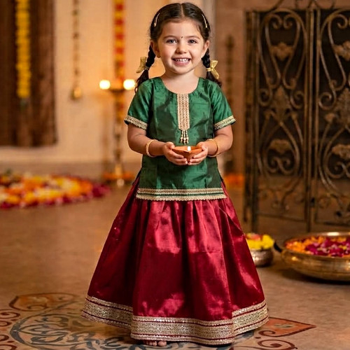 Girls traditional lengha - traditional,