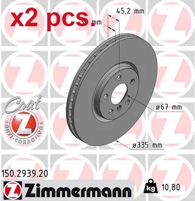 Pcs front brake disc - front,