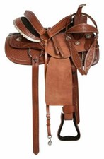 Western Leather Horse Saddle