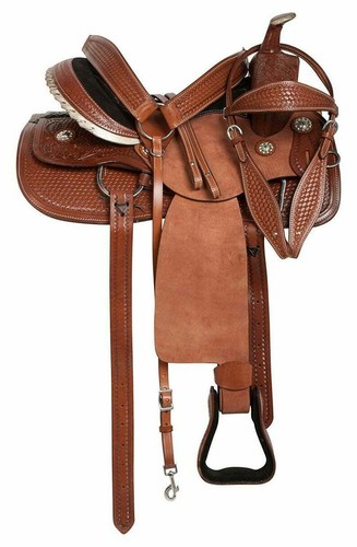 Western leather horse - western, saddle