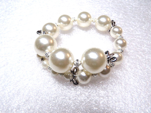 Memory wire bracelet with - wire,