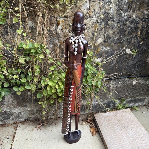 Vintage african wooden - african, hand