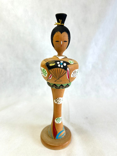 Japanese kokeshi wooden doll - ,