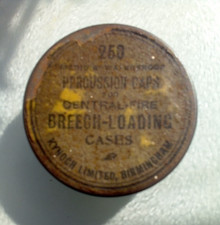 Percussion Caps Tin Kynoch Limited Birmingham Empty